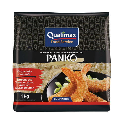 FARINHA EMPANAR PANKO QUALIMAX 1 KG