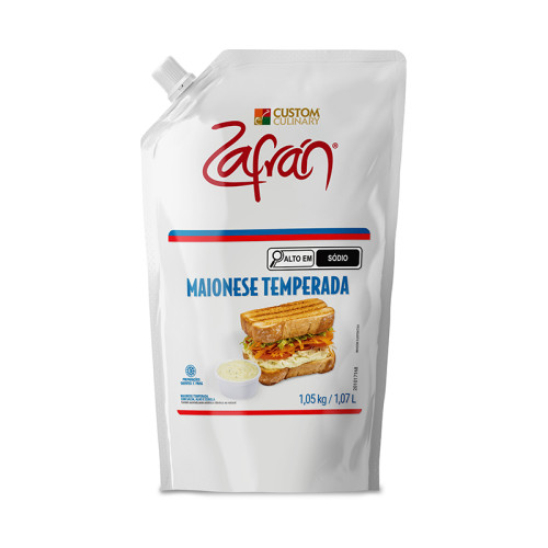 MAIONESE TEMPERADA ZAFRAN 1,05 KG