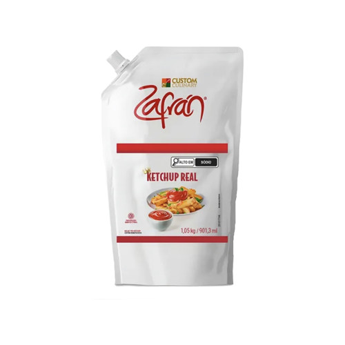KETCHUP REAL ZAFRAN POUCH 1,05 KG