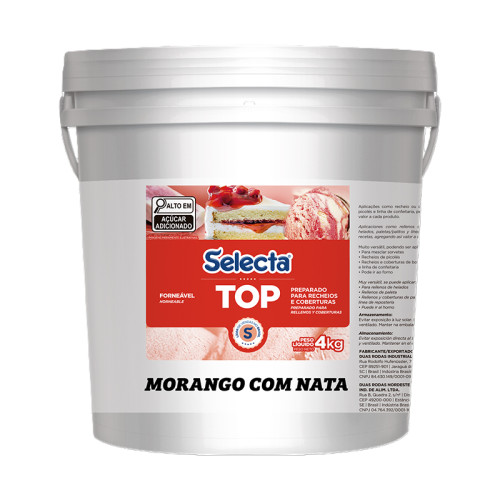 RECH SELECTA CLASSIC MORANGO E NATA 4KG