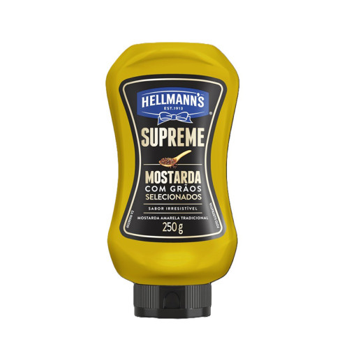 MOSTARDA HELLMANN'S C/ GRÃOS 250G