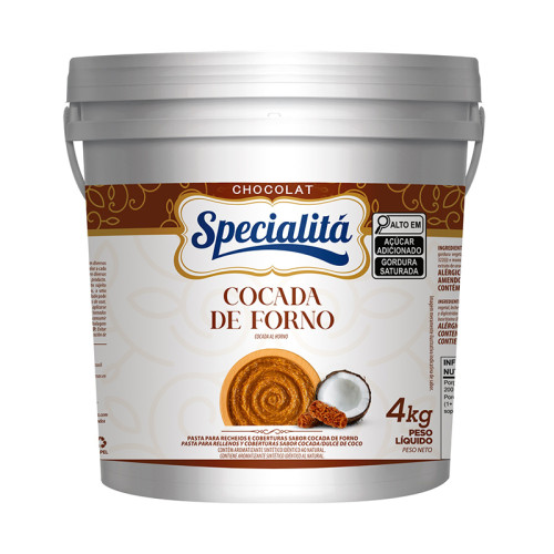 PASTA SPECIALITA COCADA FORNO 4 KG