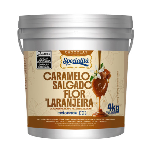 SPECIALITA CARAMELO SALGADO FLOR DE LARANJEIRA 4 KG