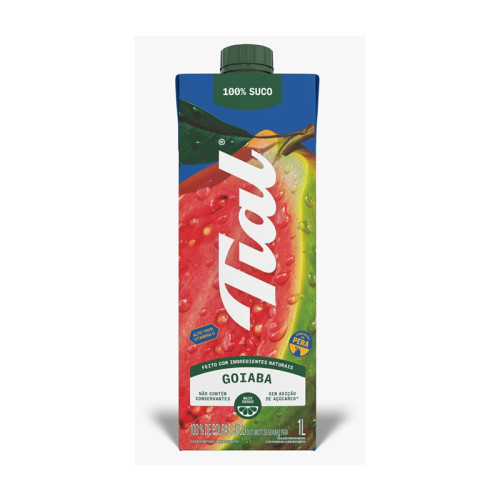 SUCO TIAL 100% 12/1 L GOIABA