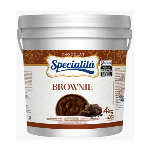 RECHEIO COB CHOCOLATE C/ BROWNIES 4 KG