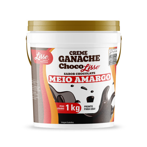 GANACHE CHOC M/AMARGO LISSE ADIMIX 1 KG