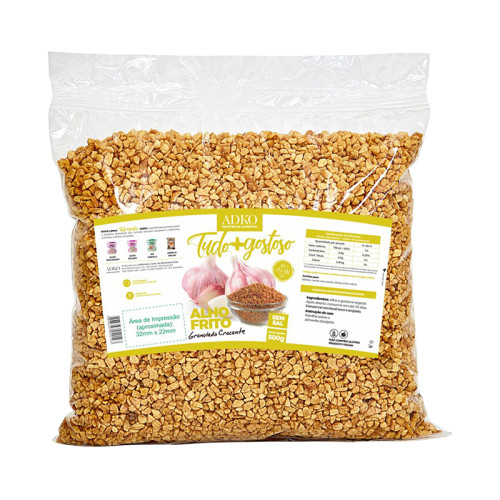 ALHO FRITO LAMINADO ADKO 500 GR