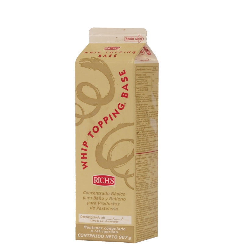 Chantilly Whip Topping Base Rich's 907ml
