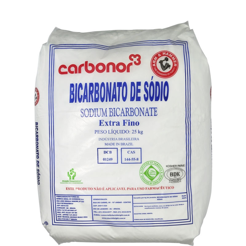 Bicarbonato de Sódio Extra Fino 25kg