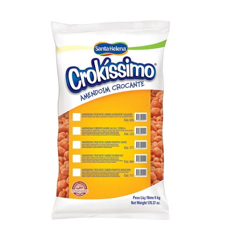 Amendoim Crokíssimo Pimenta Santa Helena 5Kg