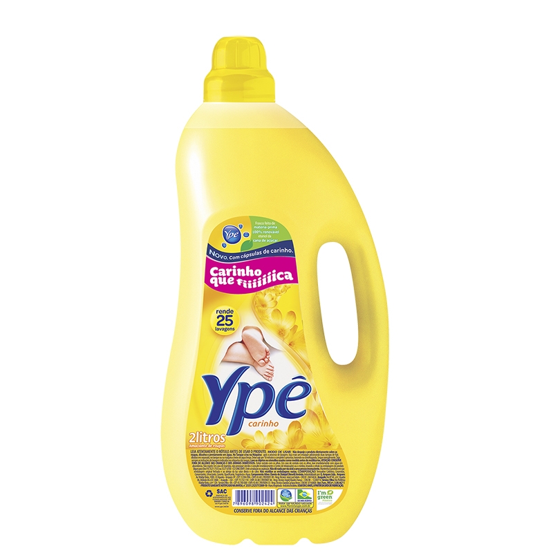 Amaciante Ypê Carinho - 6 uni. de 2 lt