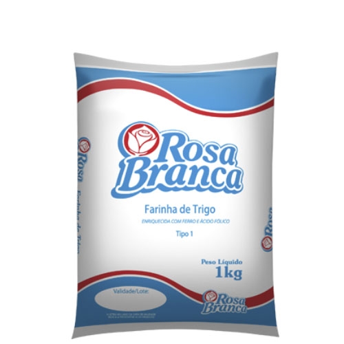 Farinha de trigo Especial Rosa Branca - Fardo 10 uni. de 1Kg