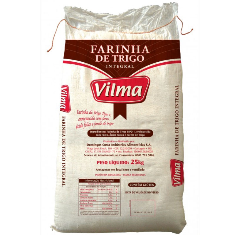 Farinha Integral Vilma 25Kg