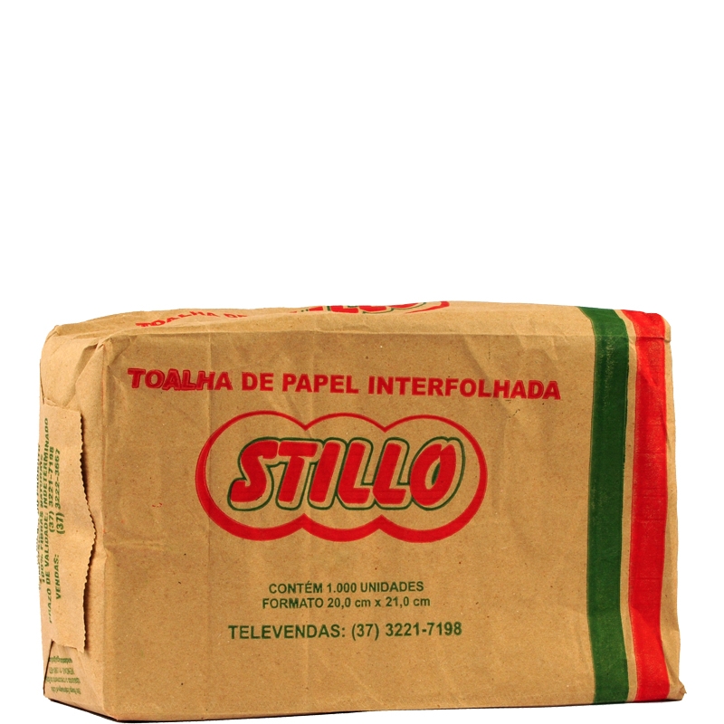Papel Toalha Branco - Pacote com 1000 unidades