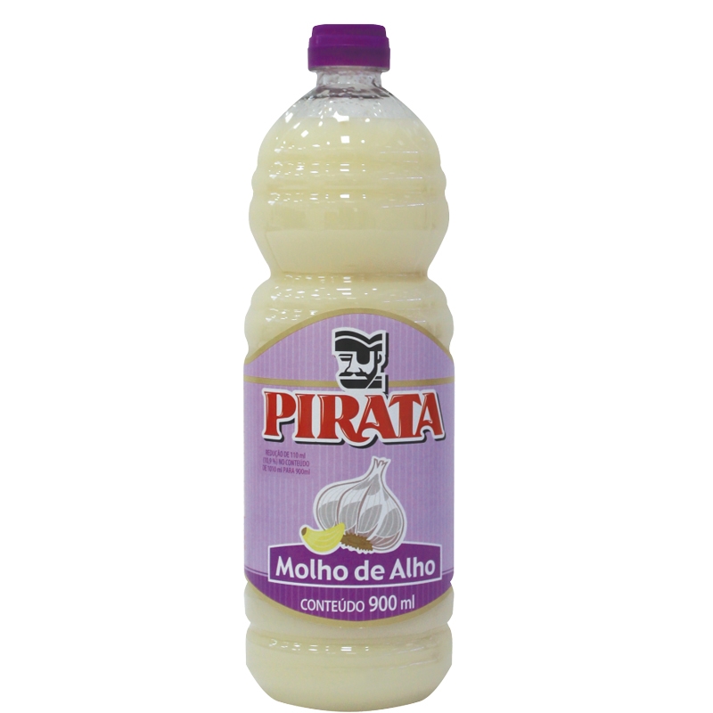 Molho Alho Pirata Pet - 900 ml