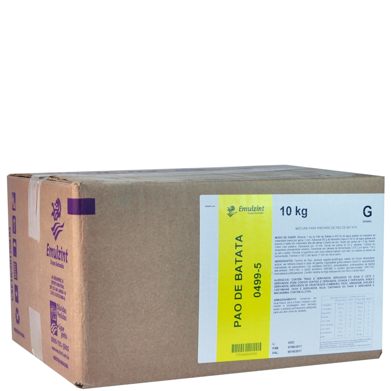 Pré Mistura Pão de Batata 0499-5 Emulzint - 10kg