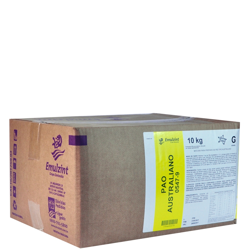 Pré Mistura Pão Australiano Emulzint 0547-9 - 10kg