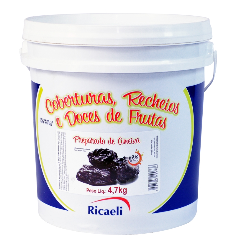 Polpa de Ameixa Ricaeli 4,7g