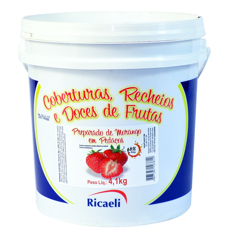 Polpa de Morango Ricaeli 4,1kg