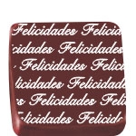 Stalden Transfers Felicidades Branco Folha 30x40cm