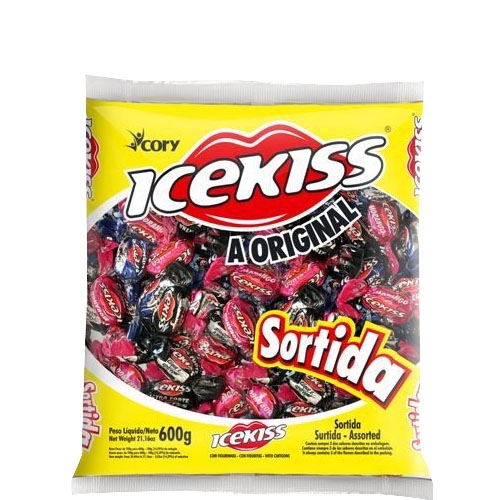 Bala Icekiss Love Sabores Sortidos 600grs
