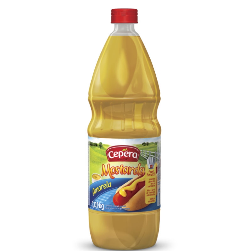 Mostarda Cepêra - Litro 1,01 pet