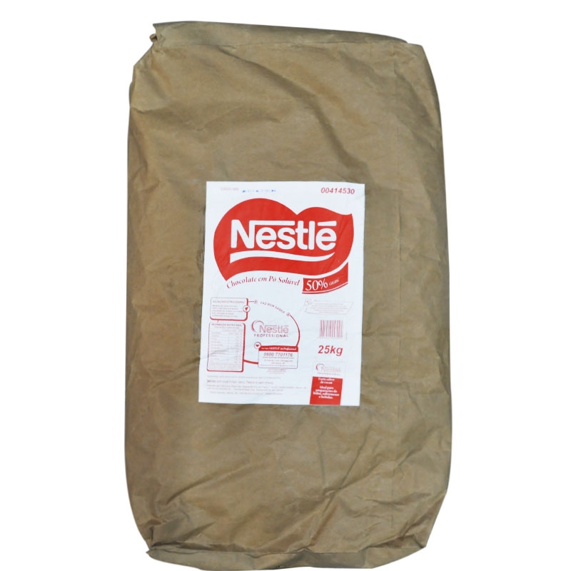 Chocolate em pó Nestlé 50% 25kg