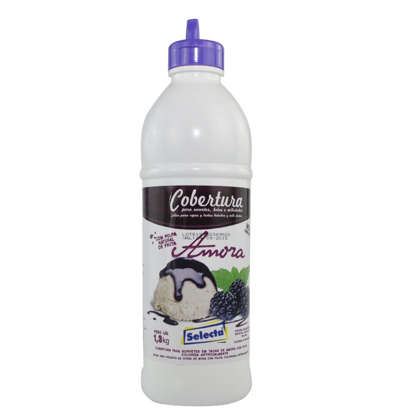 Cobertura para Taças Amora com Polpa - 1,3grs