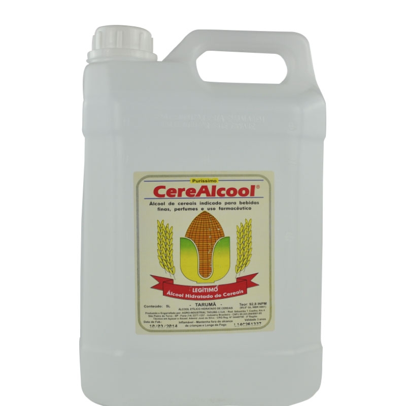 Álcool de Cereais 92,8 INPM 5 L