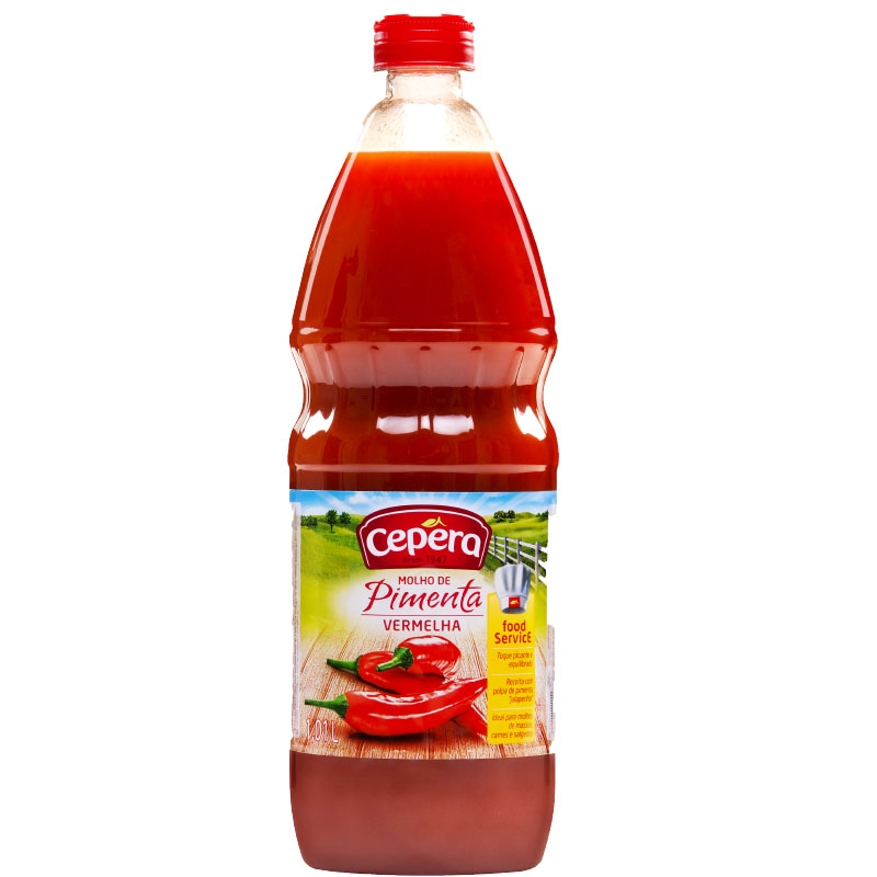 Molho Pimenta Cepêra - 1,01 Lt Pet