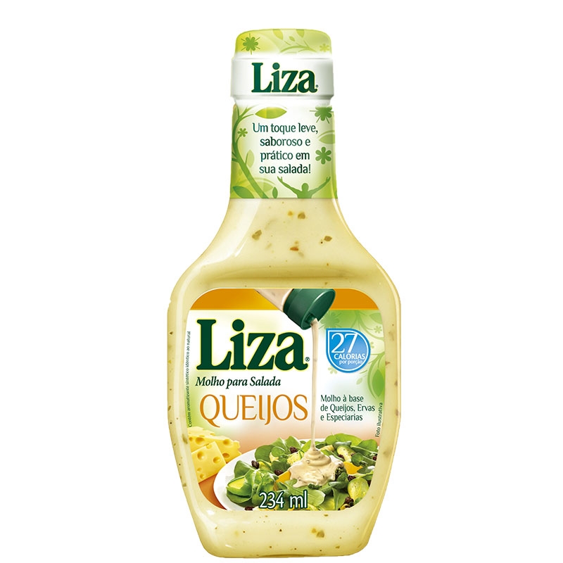 Molho Salada Liza Queijos - 234ml
