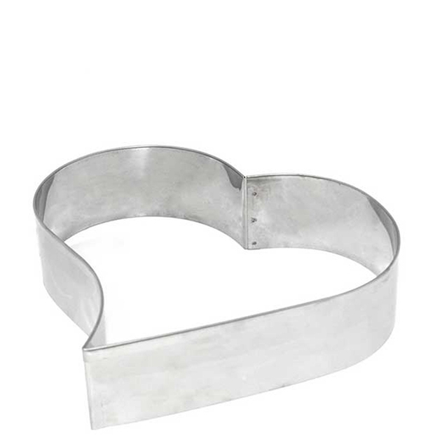 Aro Cortador Formato Coração Inox 9352 Doupan - 23/5 cm