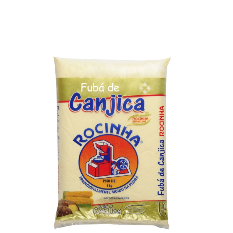 Fubá de Canjica Rocinha - Fardo 10 uni. de 1Kg
