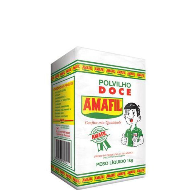Polvilho Doce Amafil - Papel | Fardo 20 uni. de 1Kg
