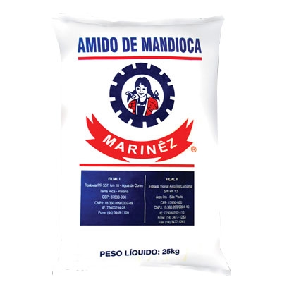 Fécula de Mandioca Marinêz 25Kg