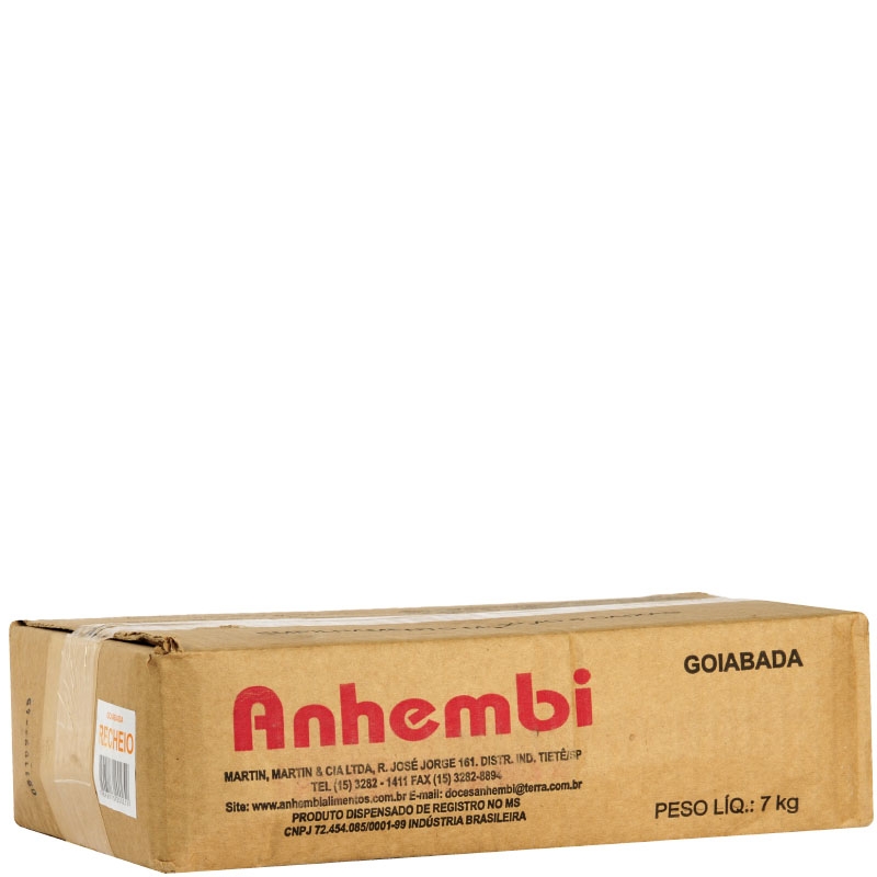 Goiabada Forneável 7kg Anhembi
