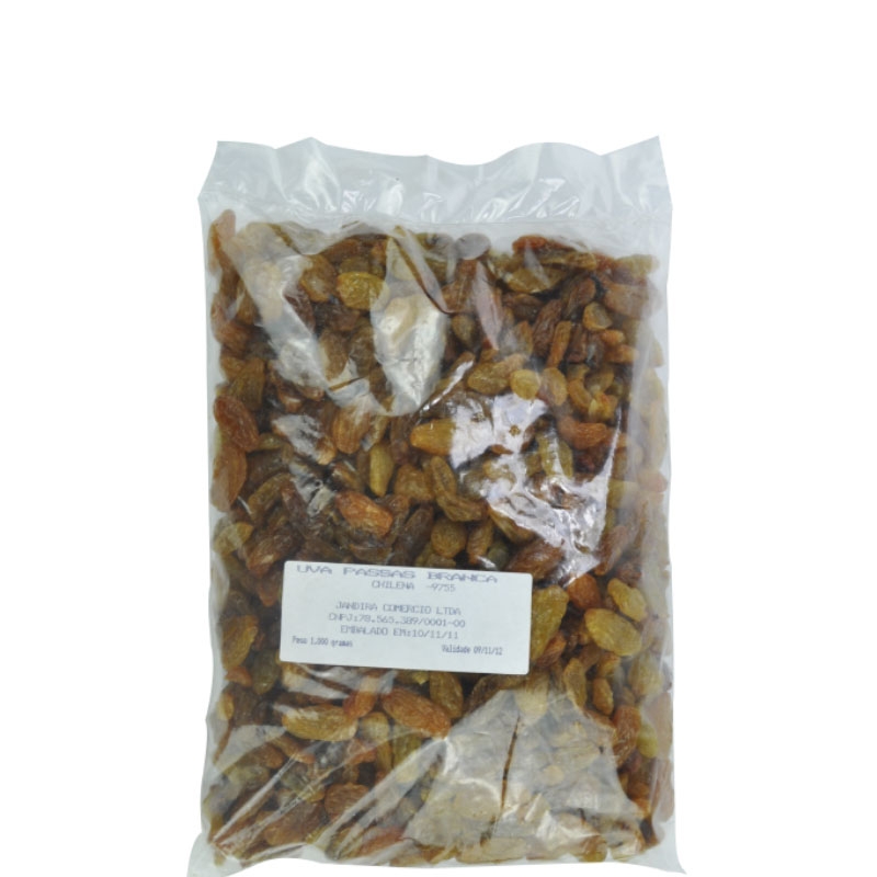 Uva Passas Branca Sul Africana - 1kg