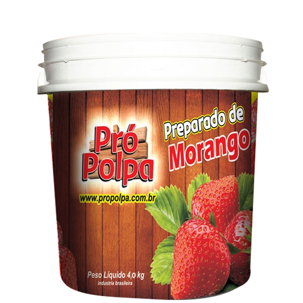 Polpa de Morango Pró Polpa 4 Kg				