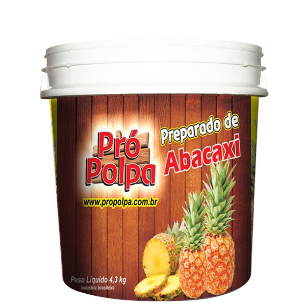 Polpa de Abacaxi Pró Polpa 4,3 Kg				