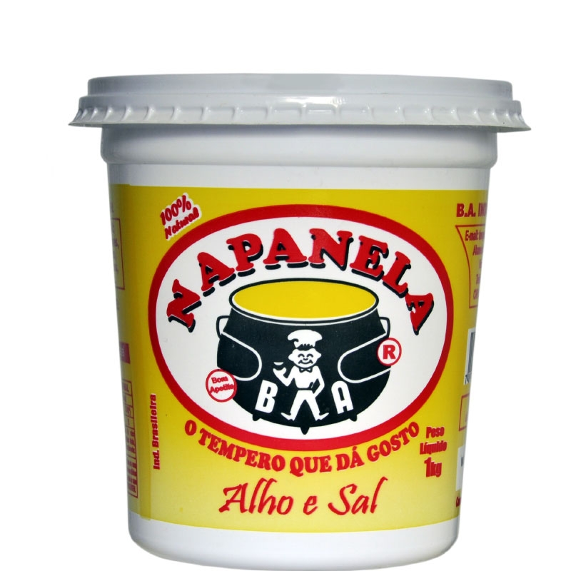 Tempero Alho com Sal 1kg Napanela