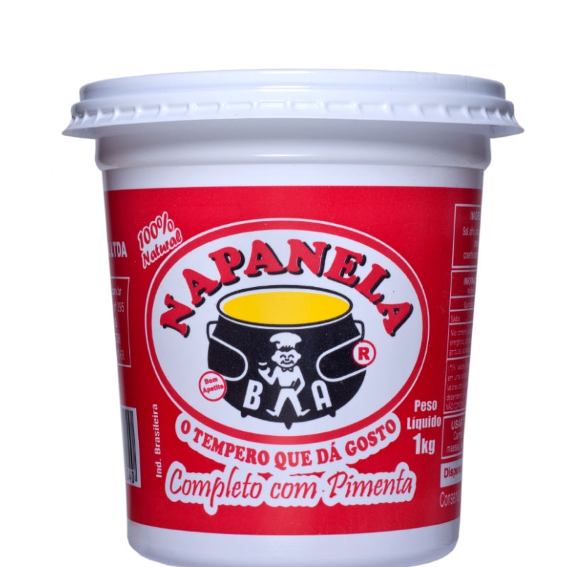 Tempero Completo com Pimenta 1kg Napanela