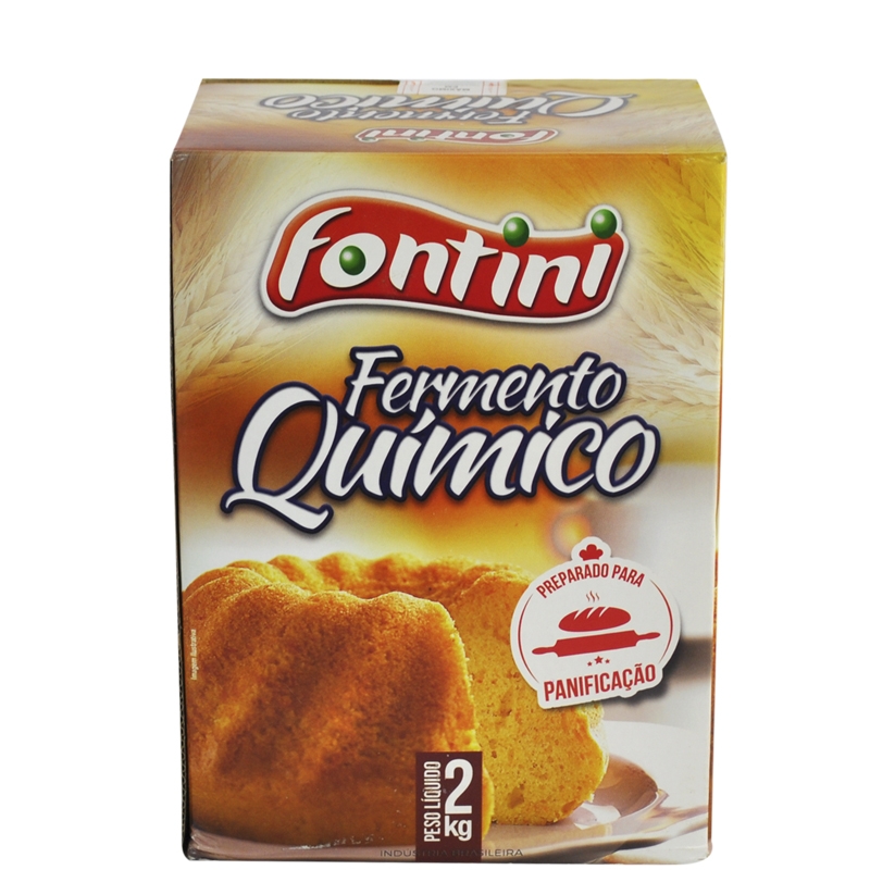 Fermento Em Pó Químico Fontini 2 Kg			