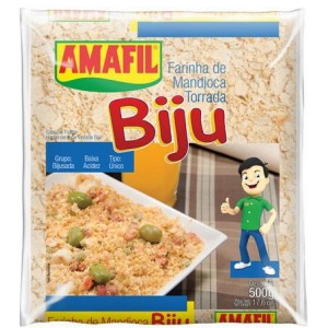 Farinha de Mandioca Biju Amafil - 20/500gr