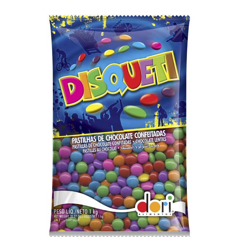 Disqueti Colorido 1kg Dori