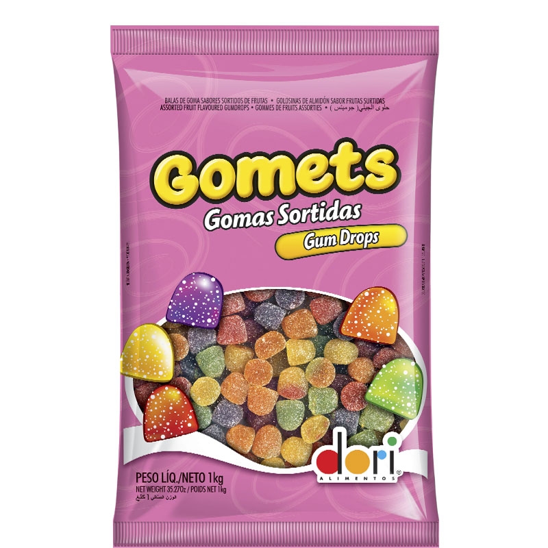 Goma Cubinhos Tradicional 1kg Dori