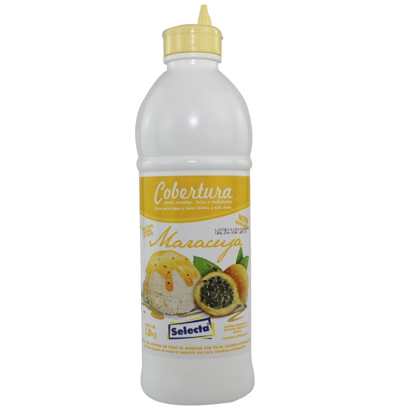Cobertura para Taças Maracujá com Polpa - 1,3kg