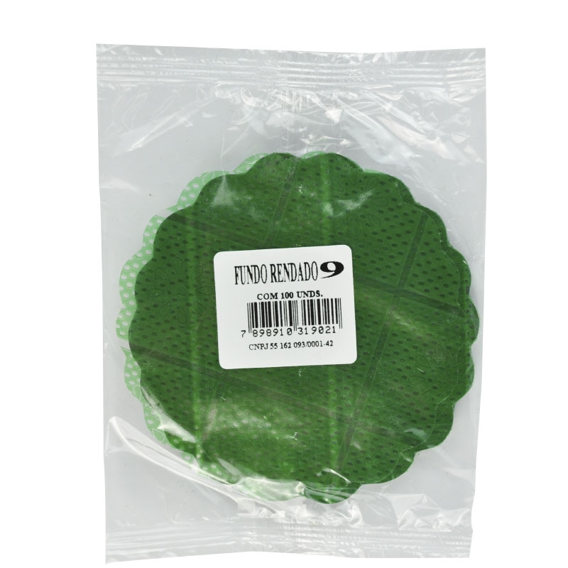 Renda Celofane n° 09 Verde Escuro 100 uni.