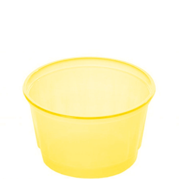 Pote Amarelo 200ml Copaza - caixa com 50 uni.