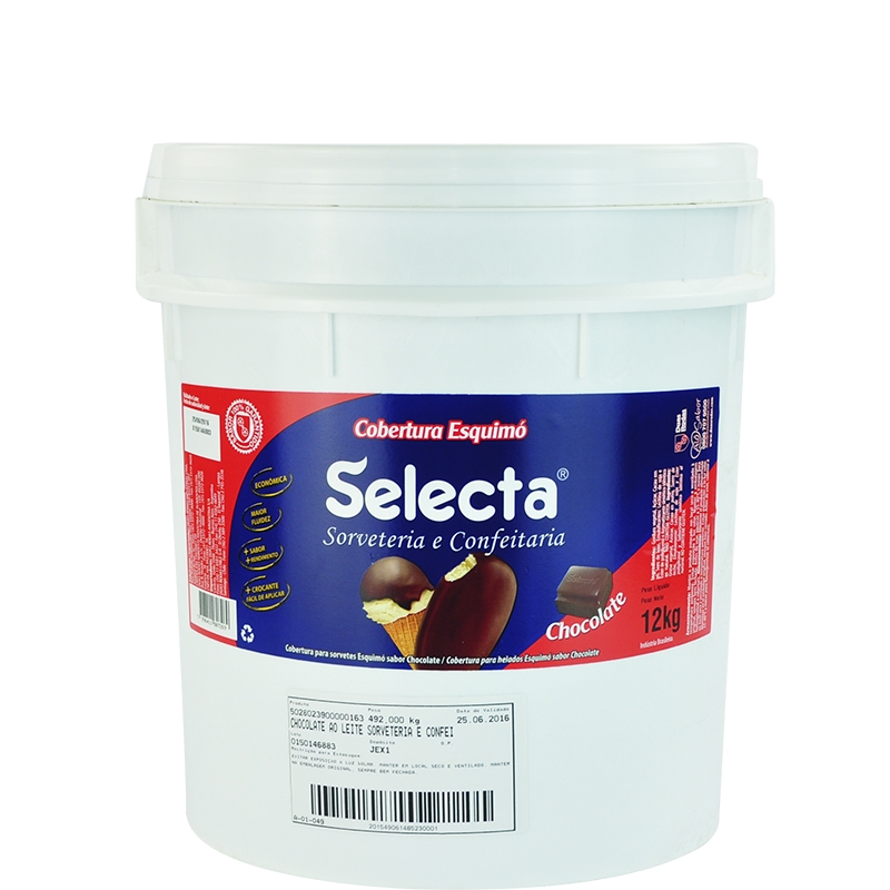 Cobertura Esquimó Chocolate - Balde de 12kg
