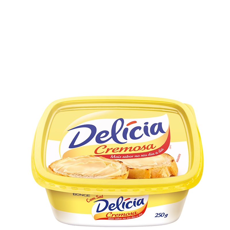 Margarina Delícia com Sal 250grs - 24 uni.